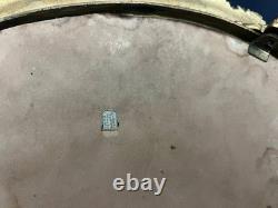 Plateau ovale en bronze ciselé et doré XIXe siècle