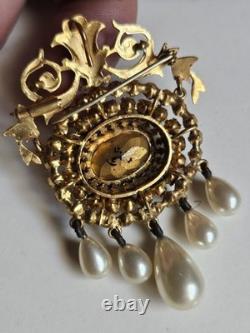 Pomponne Bijoux Broche XIX Era Napoleon III