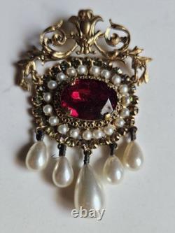 Pomponne Bijoux Broche XIX Era Napoleon III