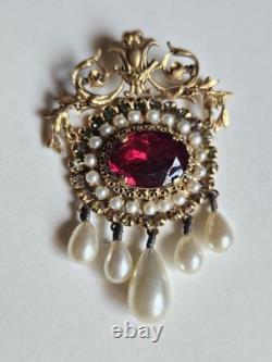 Pomponne Bijoux Broche XIX Era Napoleon III