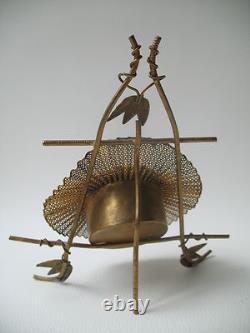 Porte Montre Napoleon III Laiton Doré XIXè 19thC Victorian Ormulu Pocket Watch