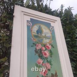 Porte peinte haussmannienne 267x80cm XIX° Louis XVI Napoléon III XIX° français