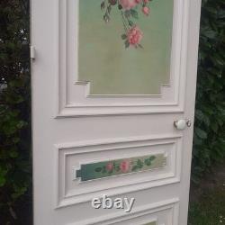 Porte peinte haussmannienne 267x80cm XIX° Louis XVI Napoléon III XIX° français