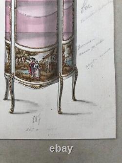 Projet De Vitrine Napol on Iii Dessin Aquarell Xixe Projet De Vitrine Napol on Iii Dessin Aquarell Xixe