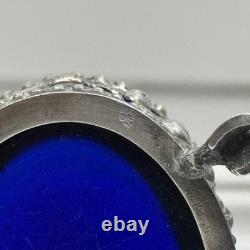 Quatre salières en argent massif Napoléon III XIXe pieds boucs M3918