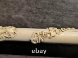 Rare Ombrelle ancienne XIXe Marquise pliante Pièce de Collection Signée TBE