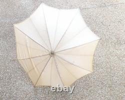 Rare Ombrelle ancienne XIXe Marquise pliante Pièce de Collection Signée TBE