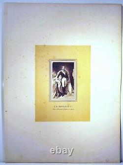 Rare PHOTOGRAPHIE Empereur NAPOLEON III tableau Winterhalter 1853 AJACCIO XIXe