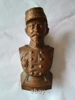 Rare demi buste bronze de l'empereur napoleon III XIX siecle hauteur 21 cm