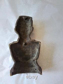 Rare demi buste bronze de l'empereur napoleon III XIX siecle hauteur 21 cm