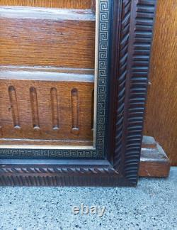 Rare grand cadre en bois sculpté Fin XIXe siècle / Napoléon III format 12P