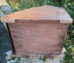 SCEAU A CHARBON ANGLAIS EN BOIS ET BRONZE D'EPOQUE VICTORIENNE XIX ème siècle