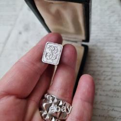 SCEAU CACHET Argent Napoléon III Ecrin XIXè French Victorian SEAL