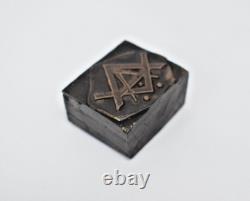 SCEAU CACHET FRANC MACONNERIE EQUERRE COMPAS OEIL PROVIDENCE XIXe NAPOLEON III