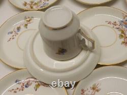 -SERVICE A CAFE PORCELAINE NAPOLEON III XIXe VERSEUSE SUCRIER POT A LAIT D