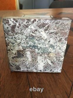 SOCLE DE PRESENTATION POUR OBJET SCULPTURE MARBRE 15 cm DE HAUT. XIX ou XVIII è