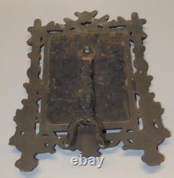 -SUPERBE CADRE PORTE PHOTO EBONITE NAPOLEON III NOIR COLLECTION DECO XIXe D