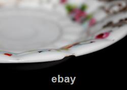 SUPERBE DEJEUNER, GRANDE TASSE ET SOUCOUPE PORCELAINE DE PARIS XIXe NAPOLEON III