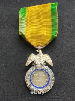 SUPERBE MÉDAILLE MILITAIRE NAPOLÉON III SECOND EMPIRE 19e XIXe SIÈCLE 2ème Type