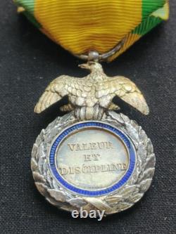 SUPERBE MÉDAILLE MILITAIRE NAPOLÉON III SECOND EMPIRE 19e XIXe SIÈCLE 2ème Type