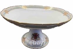 SUPERBE RARE COUPE ARMOIRIES BLASON XIXe PORCELAINE PILLIVUYT NAPOLÉON III CUP