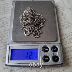 Sautoir Argent XIXè Ancien Long Collier 140 cm 19thC Silver Necklace