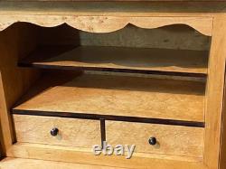 Secrétaire de dame XIXe à décor floral richement marqueté Napoléon III