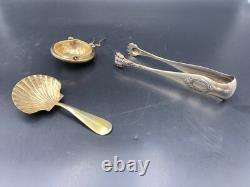 Service couverts à thé argent vermeil Napoléon III XIXe Antique silver tea set