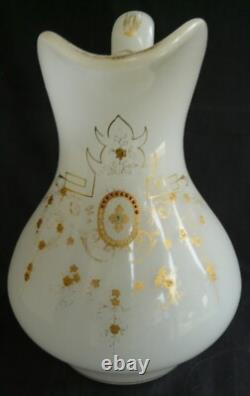 Service de toilette opaline peint émaillé Napoléon III Rare XIXe REF 4317
