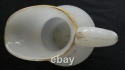 Service de toilette opaline peint émaillé Napoléon III Rare XIXe REF 4317