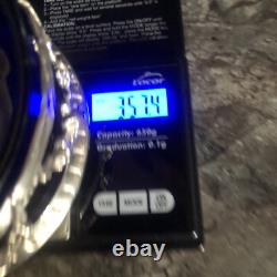 Sucrière Jardinière En Argent Massif Et Cristal Bleu Napoléon III Époque XIX e