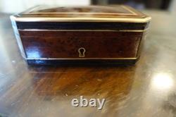 Superbe coffret a bijoux type Boulle XIX Napoleon 3