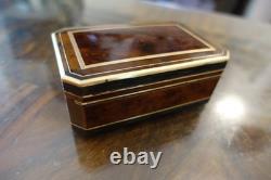 Superbe coffret a bijoux type Boulle XIX Napoleon 3