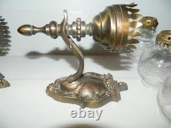 Superbes appliques murales en bronze XIXe Napoléon III