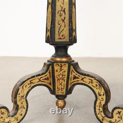 Table Basse Napoléon III Ancienne Chêne France XIXe Siècle Originale