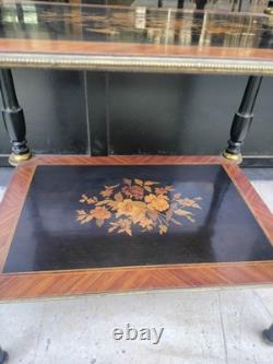 Table D'appoint. Napoleon Iii. Marqueterie De Bois Précieux. France. XIX