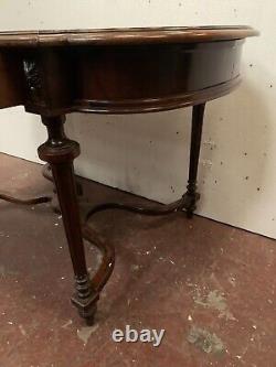 Table bureau Napoléon III en palissandre et placage XIX siècle