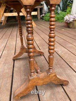 Table coiffeuse ancienne à miroir Style Louis-Philippe / Napoléon III XIXe s