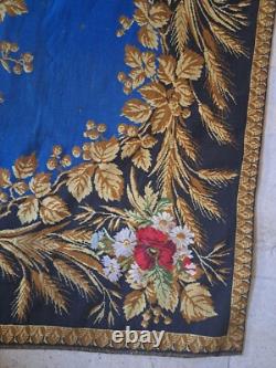 Tapisserie de table, Laine, Napoléon III, XIX°