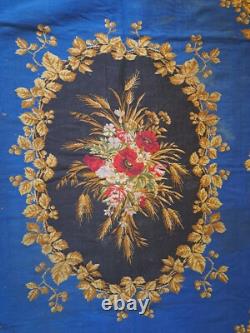 Tapisserie de table, Laine, Napoléon III, XIX°