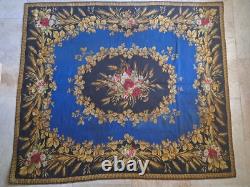Tapisserie de table, Laine, Napoléon III, XIX°