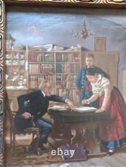 Technique Mixte Mariage Alsacien XIX Ème Siècle Napoléon III