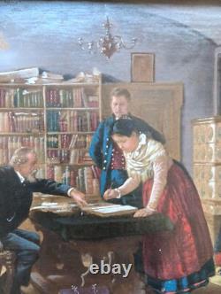 Technique Mixte Mariage Alsacien XIX Ème Siècle Napoléon III