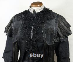 Tenue complète, vêtement de femme, robe, veste, fin XIXe siècle, Napoléon III