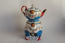 Tisanière porcelaine XIXe siècle Napoléon III (71399)