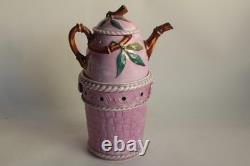 Tisanière porcelaine bambou XIXe siècle Napoléon III (71359)