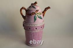 Tisanière porcelaine bambou XIXe siècle Napoléon III (71359)