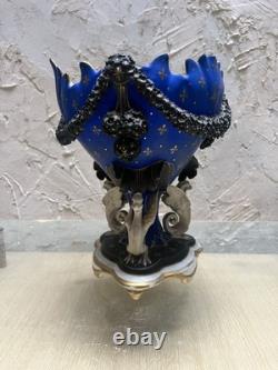 Vase Napoléon III XIXe Faïence Ancienne Porcelaine