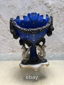 Vase Napoléon III XIXe Faïence Ancienne Porcelaine
