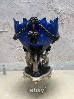 Vase Napoléon III XIXe Faïence Ancienne Porcelaine